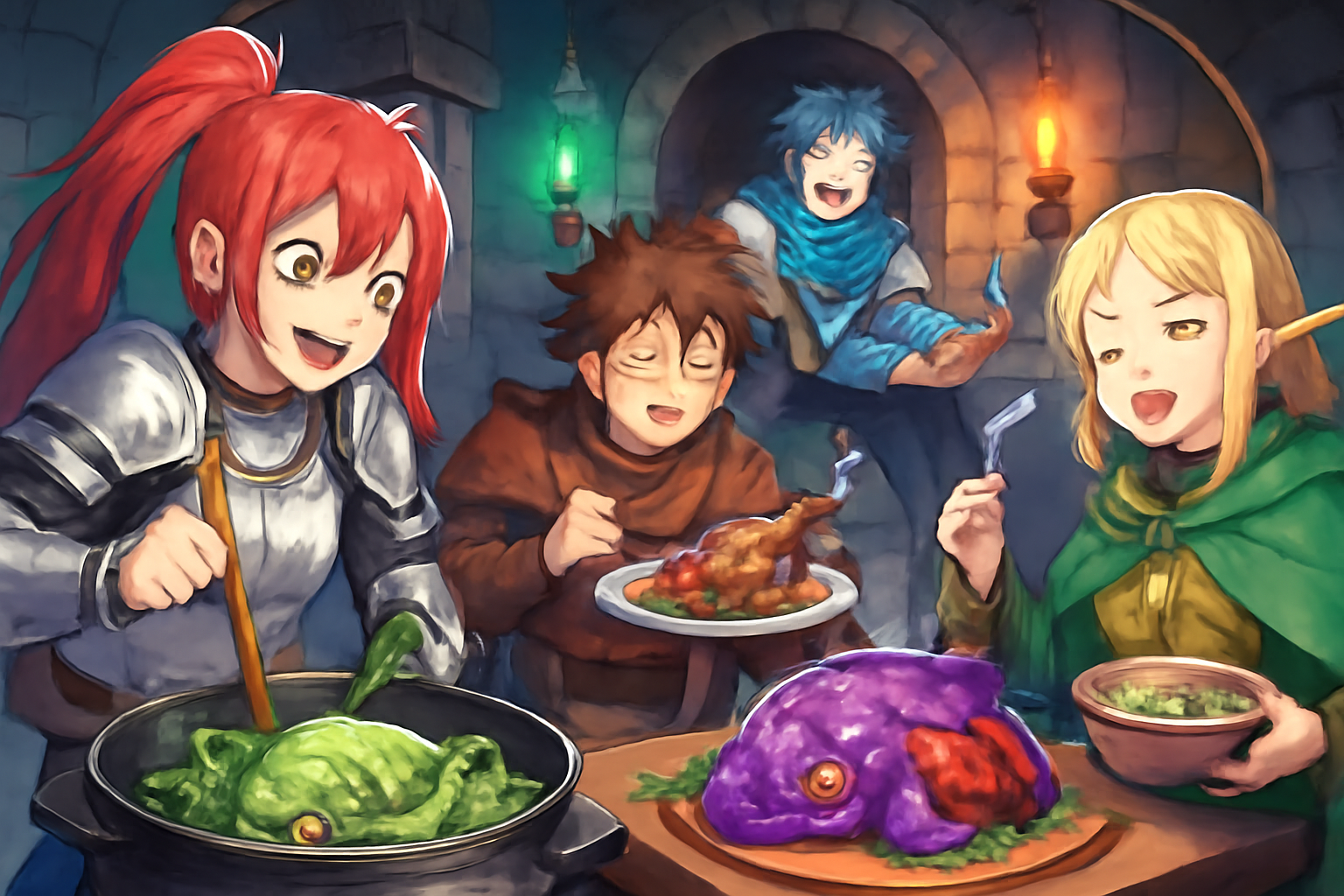 Watch and Download Delicious in Dungeon